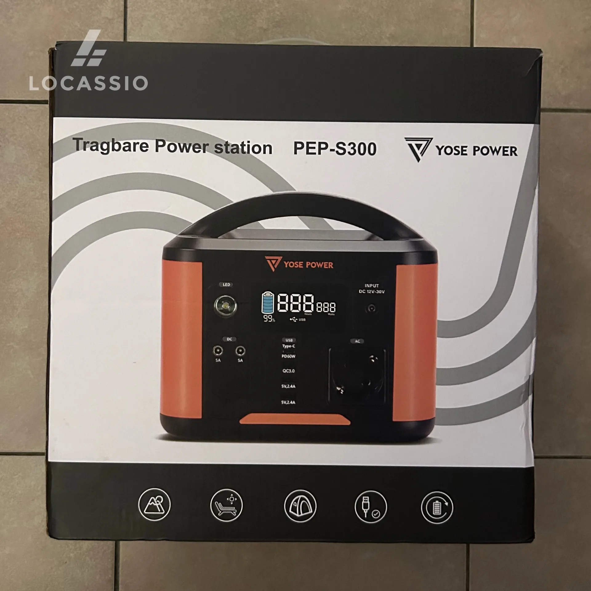 Station electrique portable YOSE POWER 388Wh/300W
