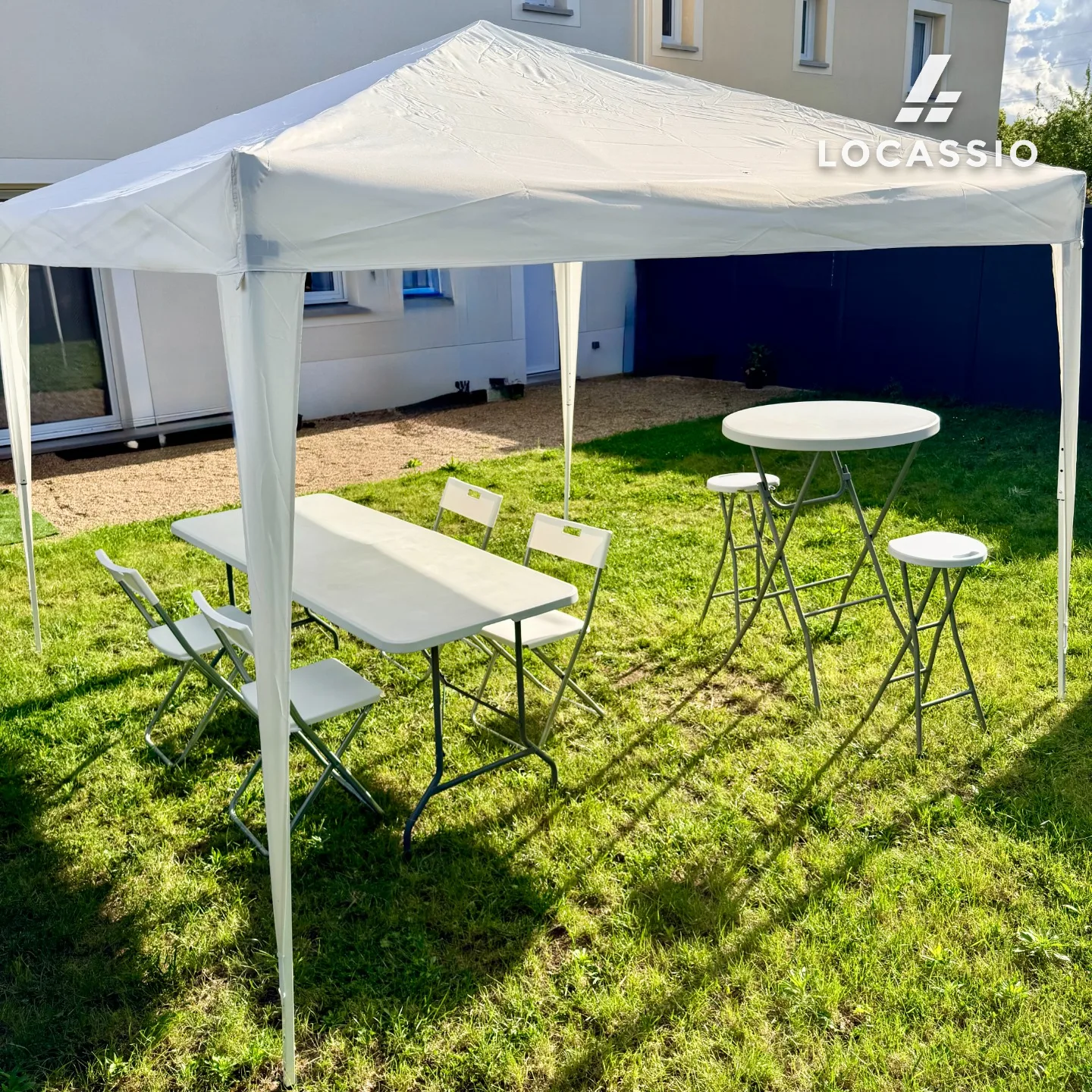 Tonnelle blanche 3m x3m