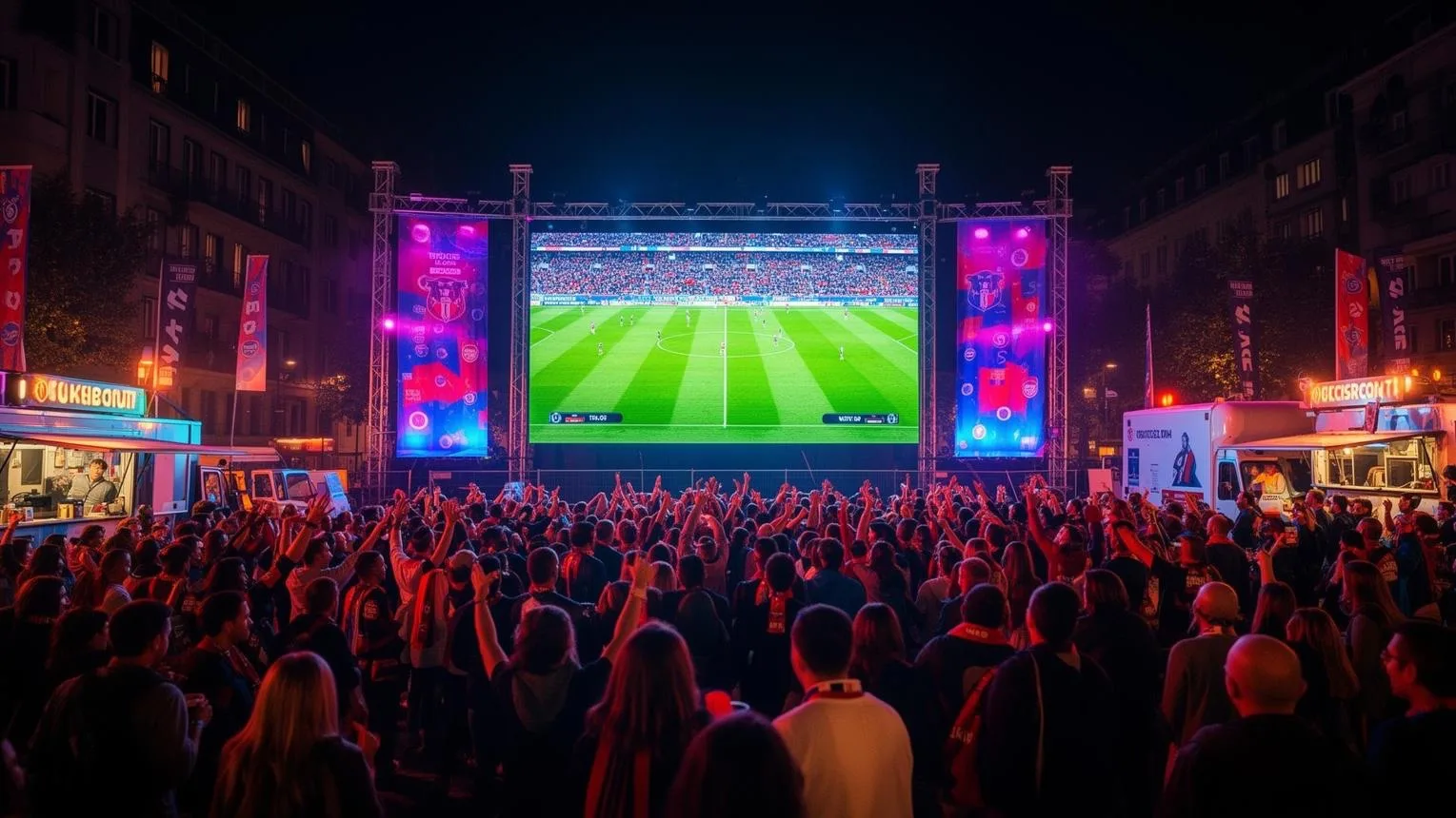 Comment aménager une fan zone pour un évènement sportif ? Le guide complet de l'Expert Sympa