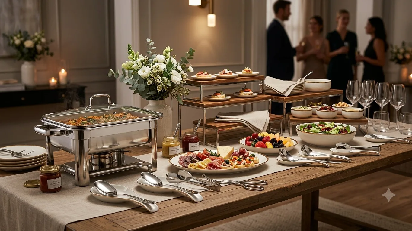 Le matériel indispensable pour un buffet réussi : le guide complet de l'Expert Sympa