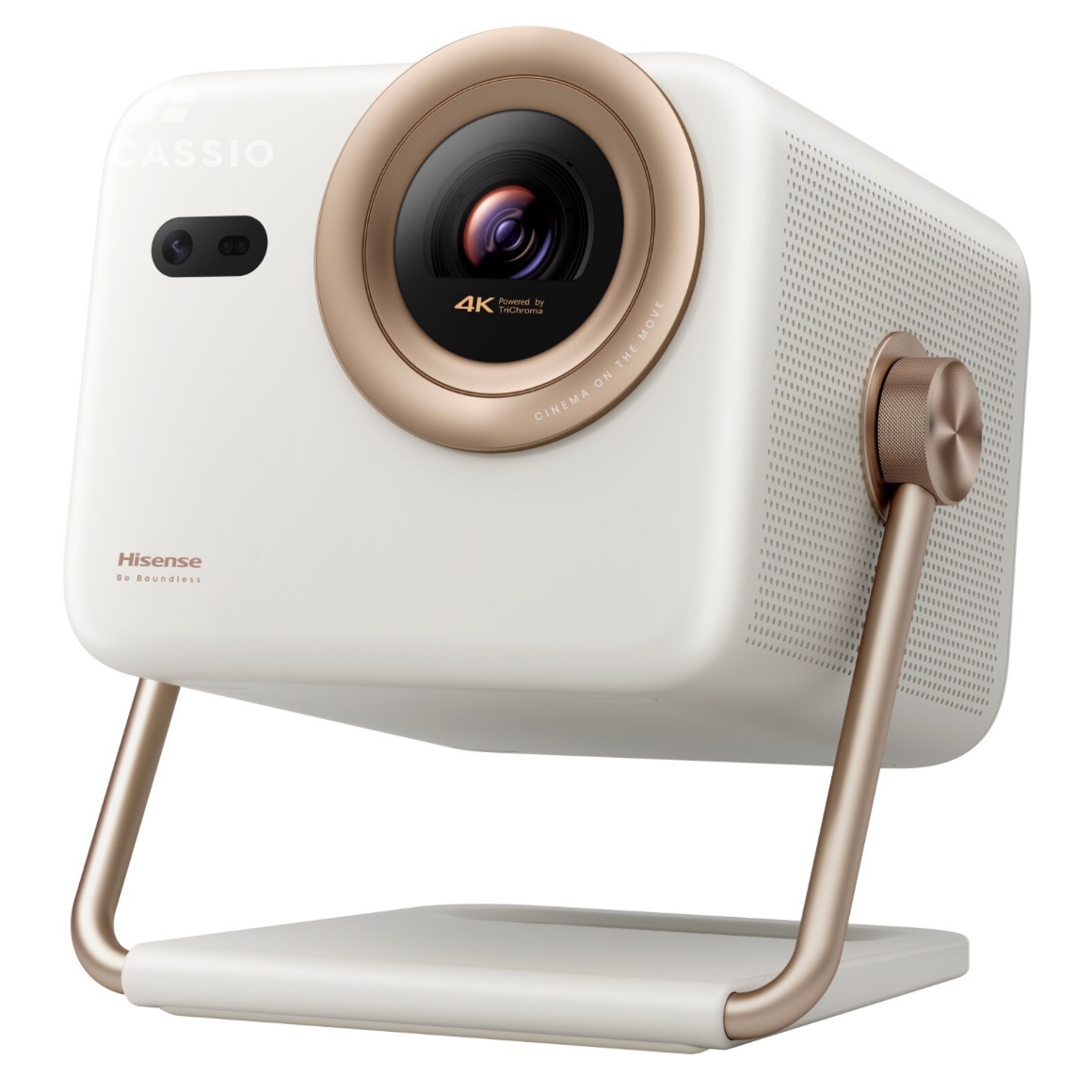 Hisense M2SE Pro Mini Projecteur Laser 4K UHD Blanc & Rose