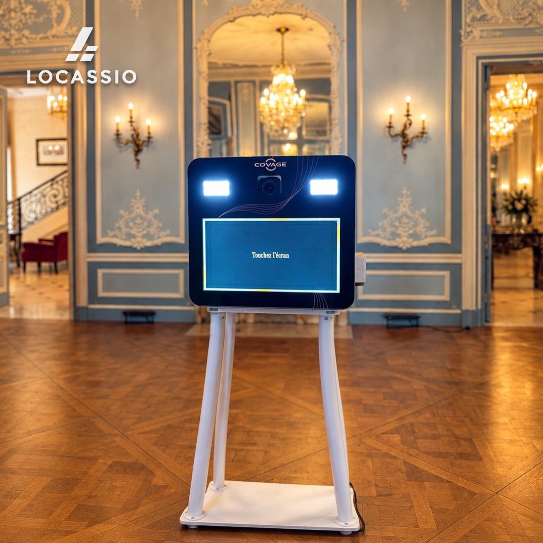Photobooth professionnel Kiosk – 400 impressions incluses