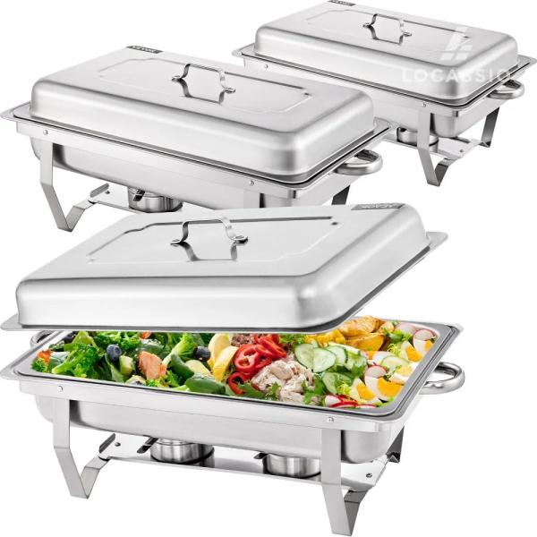 Chafing dish inox GN 1/1 9 litres