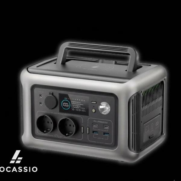Centrale électrique portable avec panneau solaire