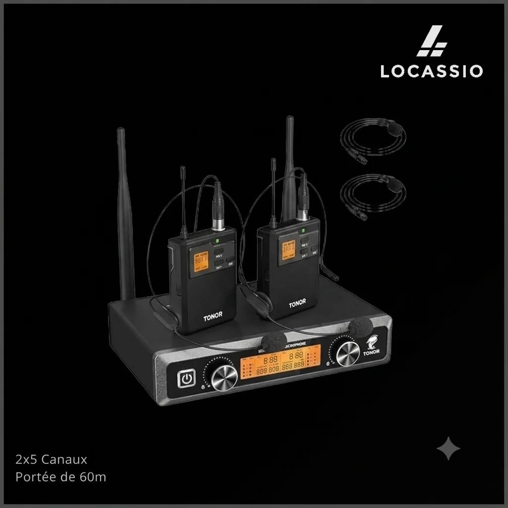 2 Micros serre tête