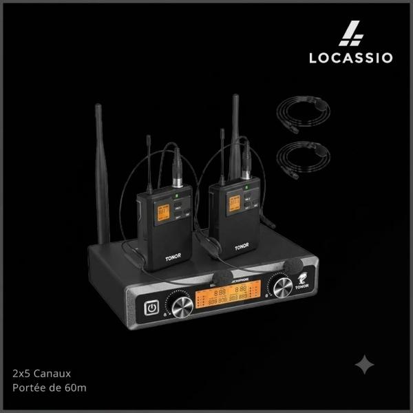 2 Micros serre tête