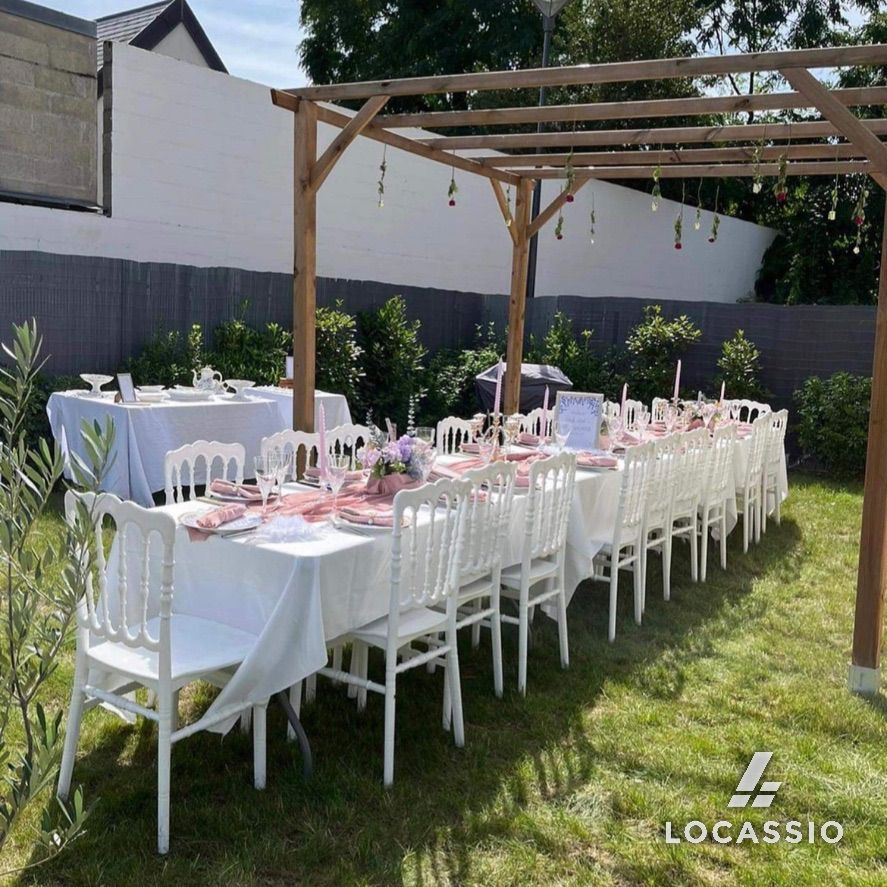 Chaises napoleon blanche 