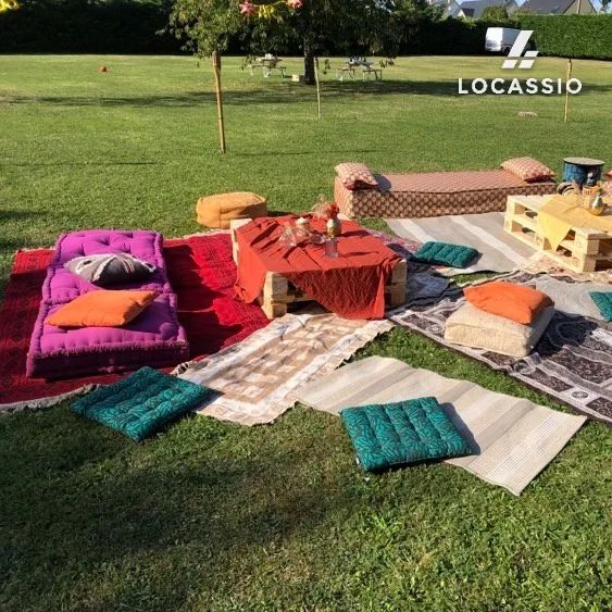 Lot Tapis Orientaux Colorés 